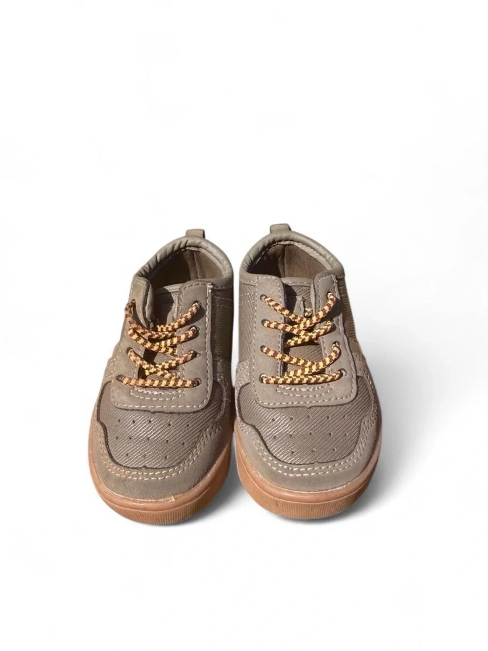 OshKosh B'gosh Taupe Sneakers with Tan Sole New